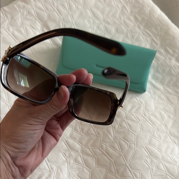 Tiffany & Co. Brown Sunglasses with Soft Case - Picture 3 of 13